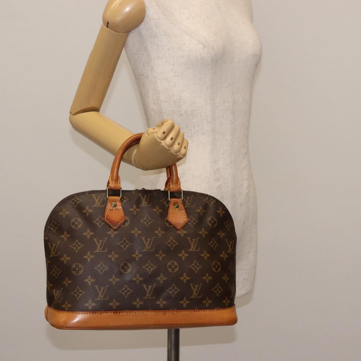 LOUIS VUITTON Monogram Alma Hand Bag M51130 LV Auth 147212