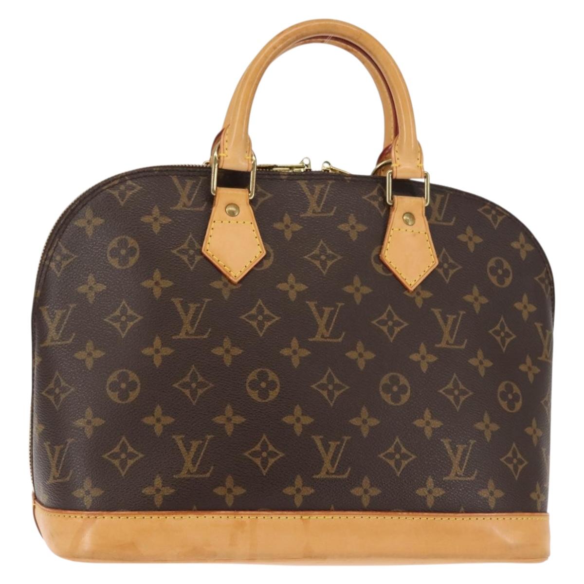 LOUIS VUITTON Monogram Alma Hand Bag M51130 LV Auth 147218