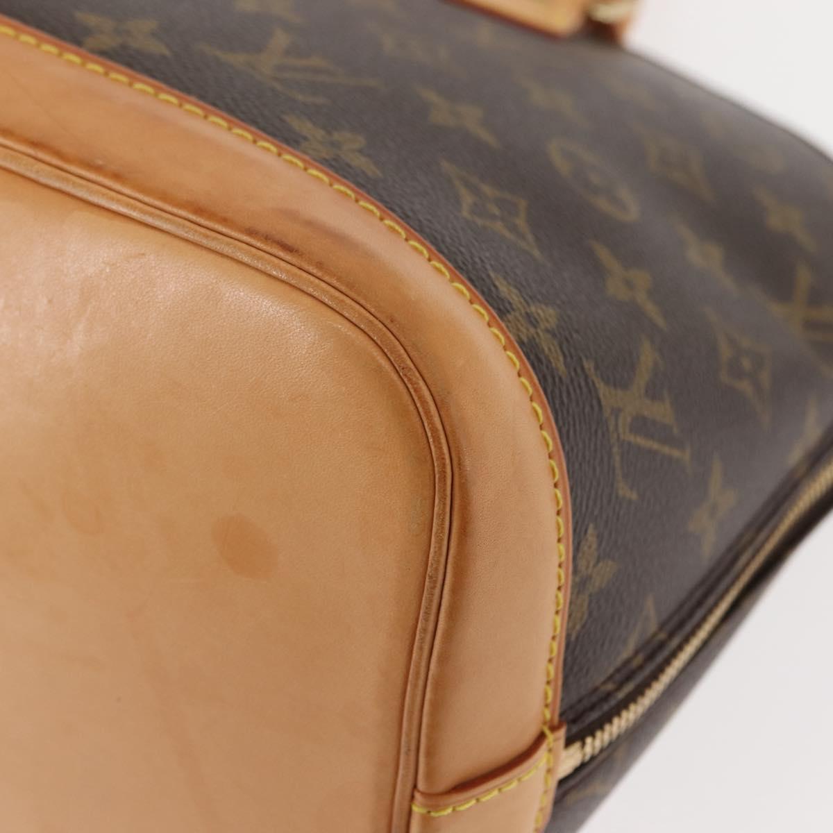 LOUIS VUITTON Monogram Alma Hand Bag M51130 LV Auth 147218