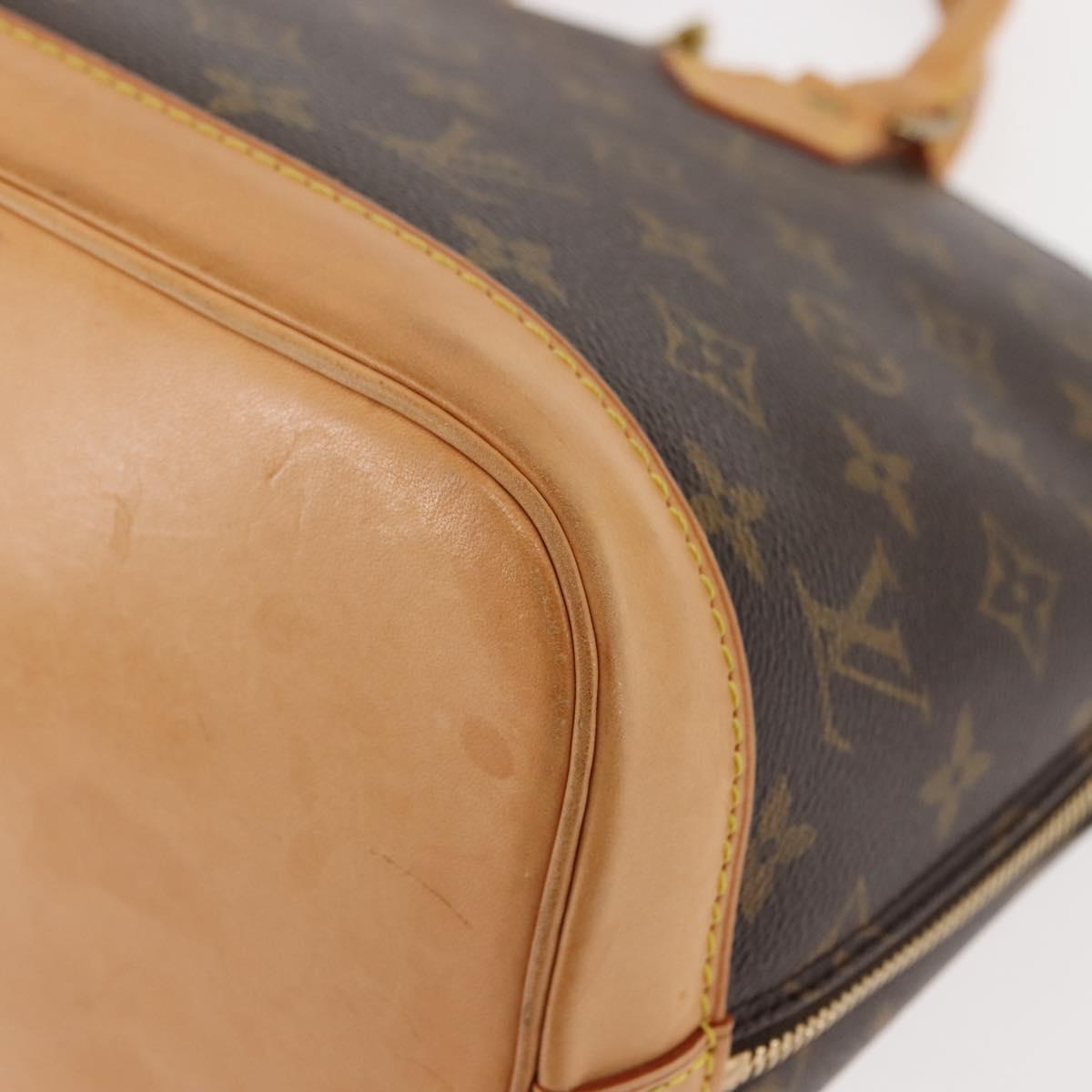 LOUIS VUITTON Monogram Alma Hand Bag M51130 LV Auth 147218