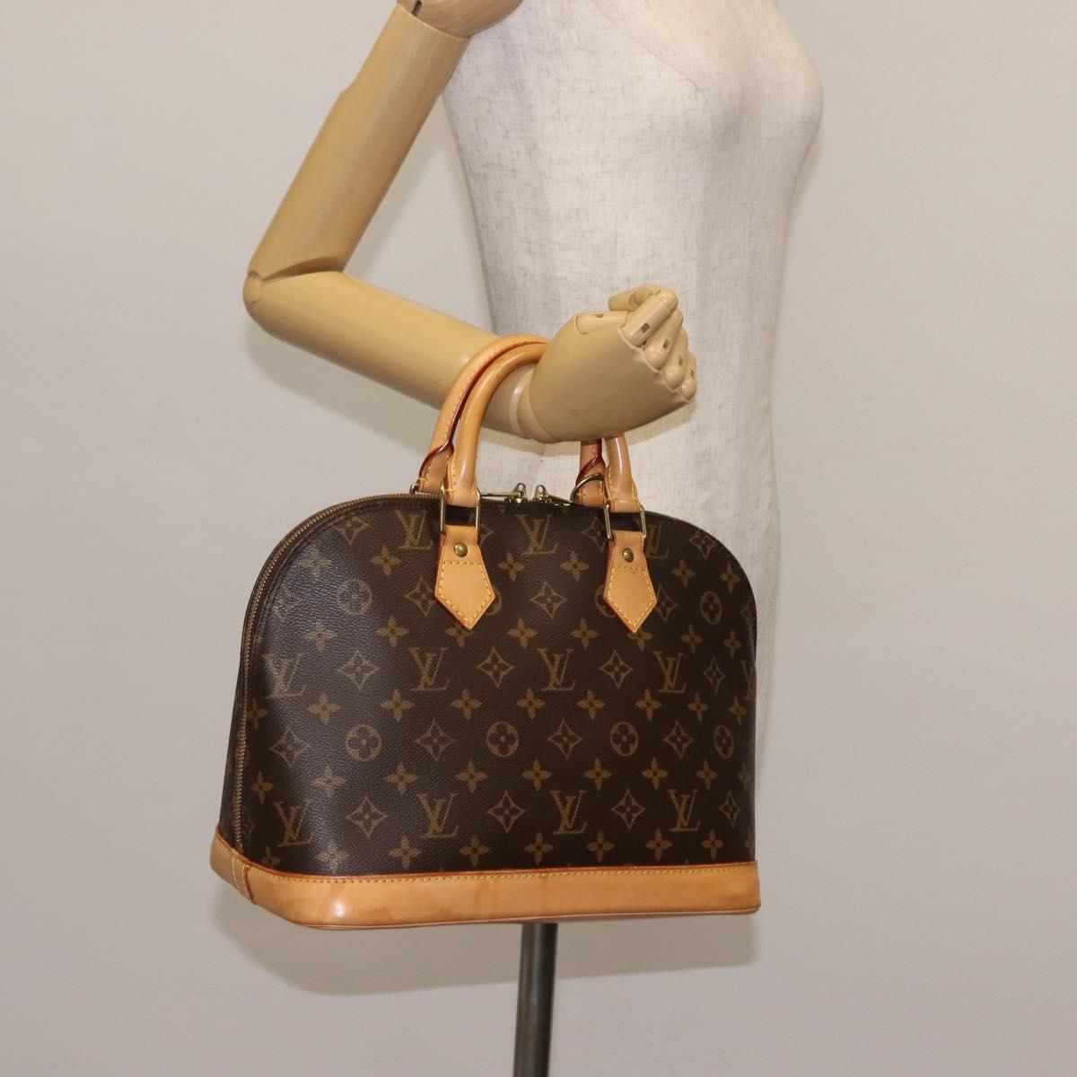 LOUIS VUITTON Monogram Alma Hand Bag M51130 LV Auth 147218