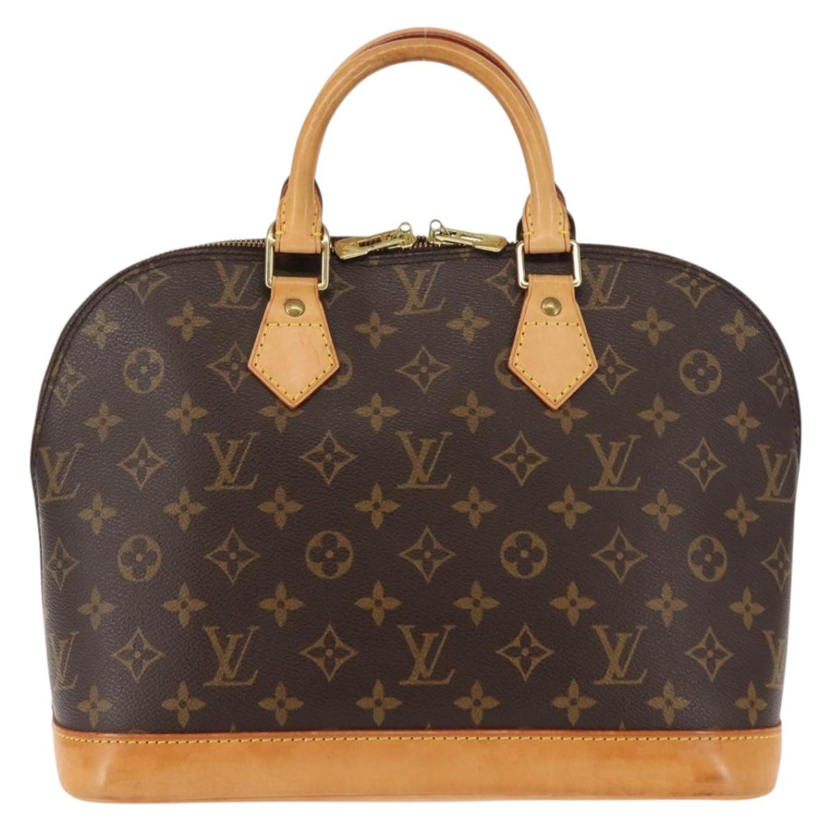 LOUIS VUITTON Monogram Alma Hand Bag M51130 LV Auth 147218