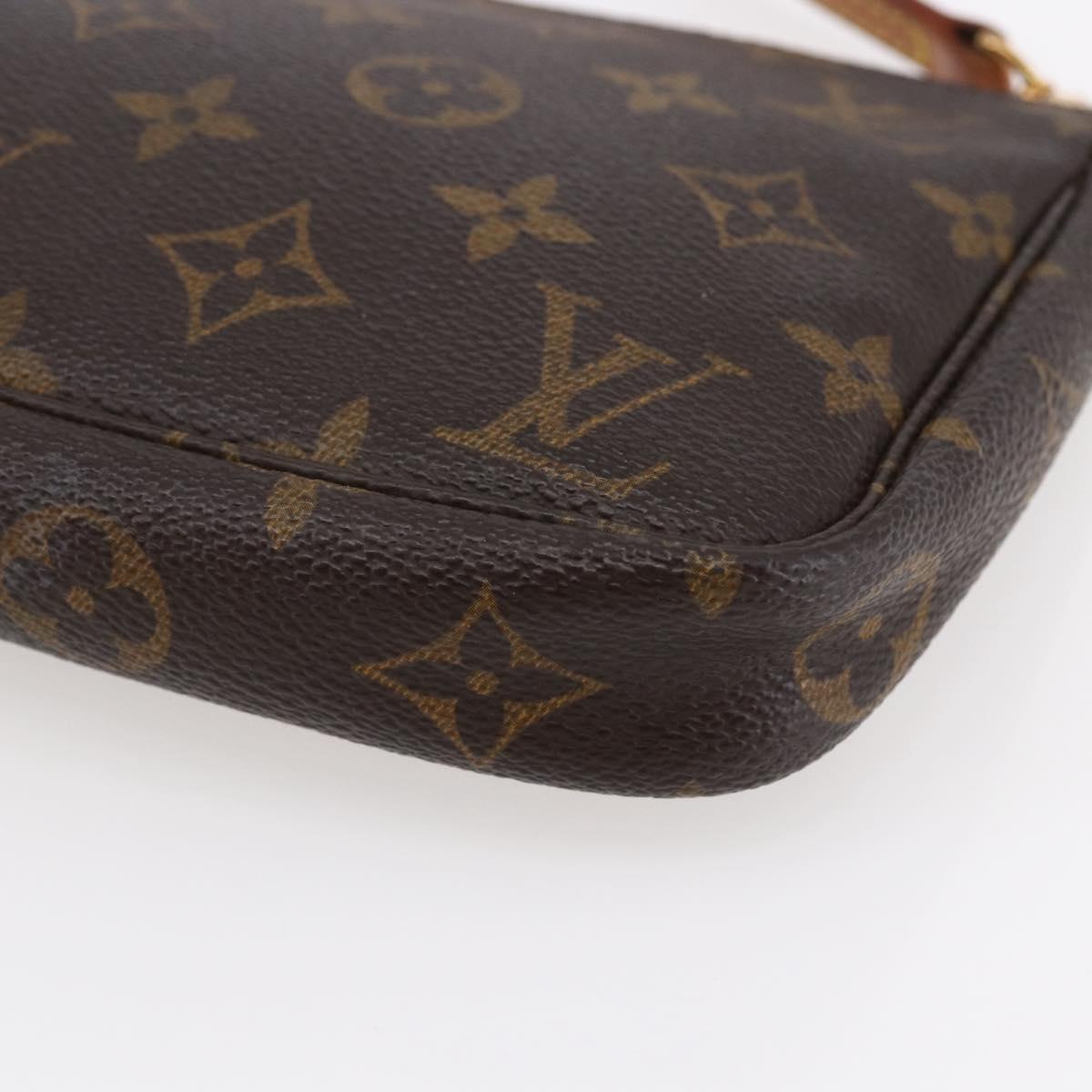 LOUIS VUITTON Monogram Pochette Accessoires Pouch M51980 LV Auth 147220