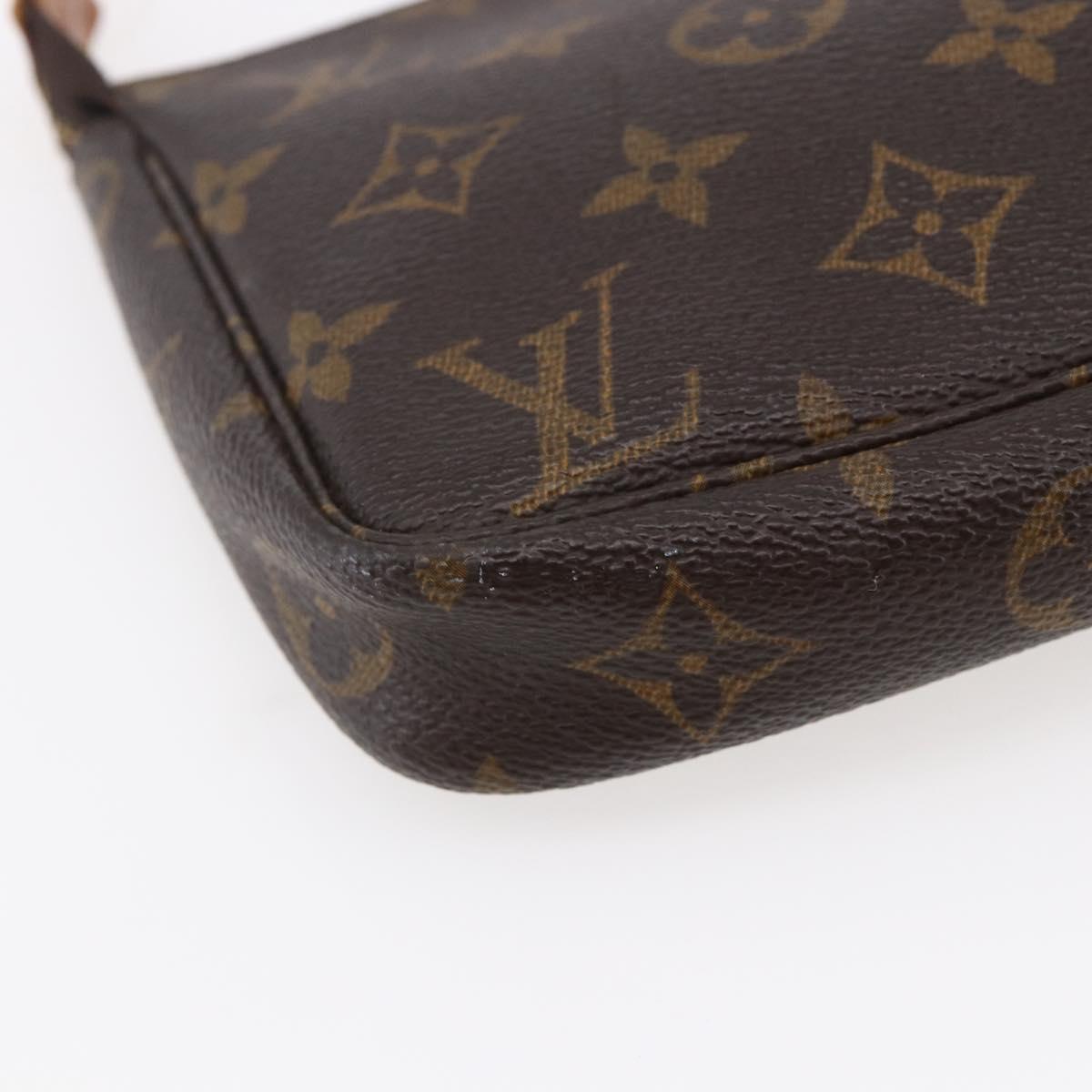 LOUIS VUITTON Monogram Pochette Accessoires Pouch M51980 LV Auth 147220
