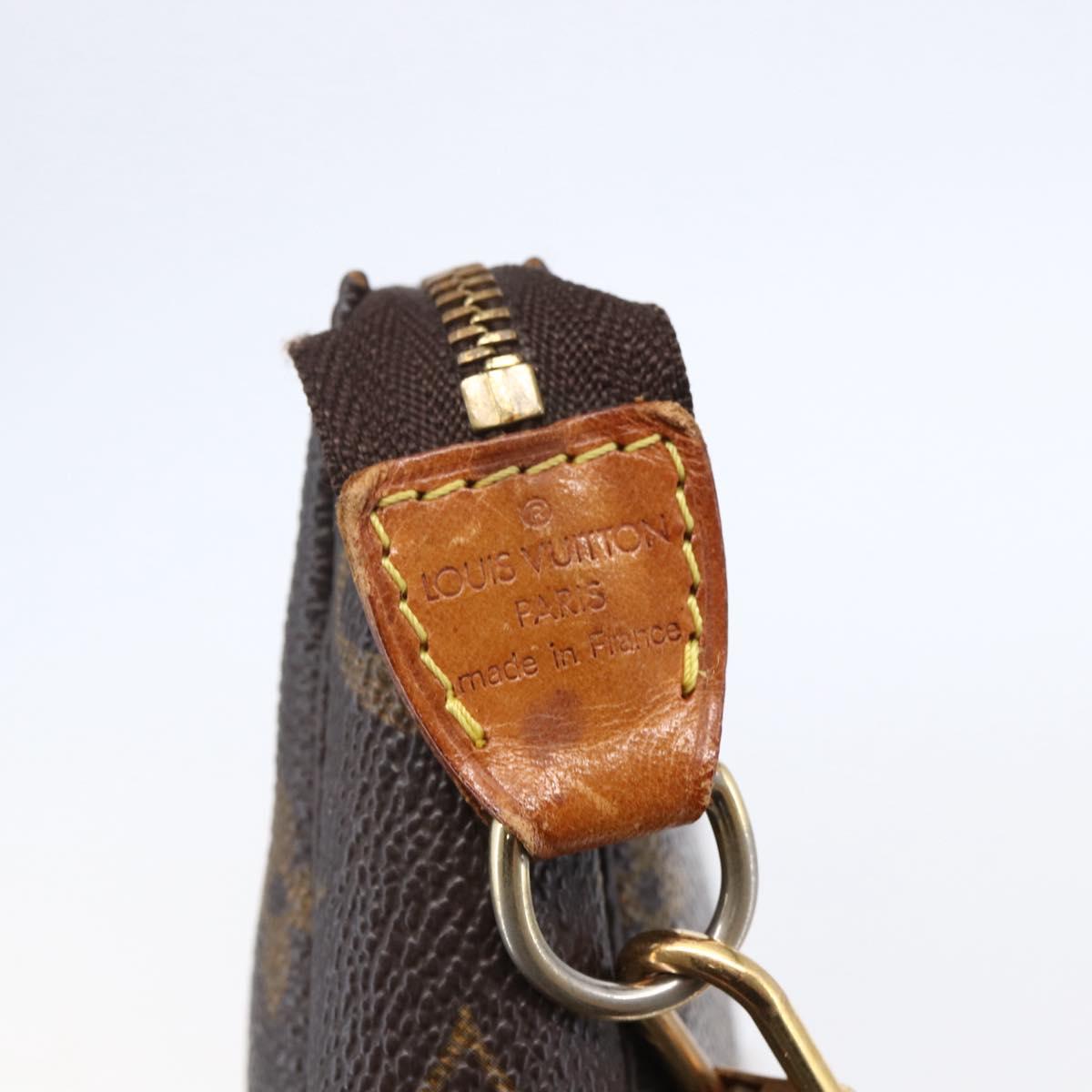 LOUIS VUITTON Monogram Pochette Accessoires Pouch M51980 LV Auth 147220