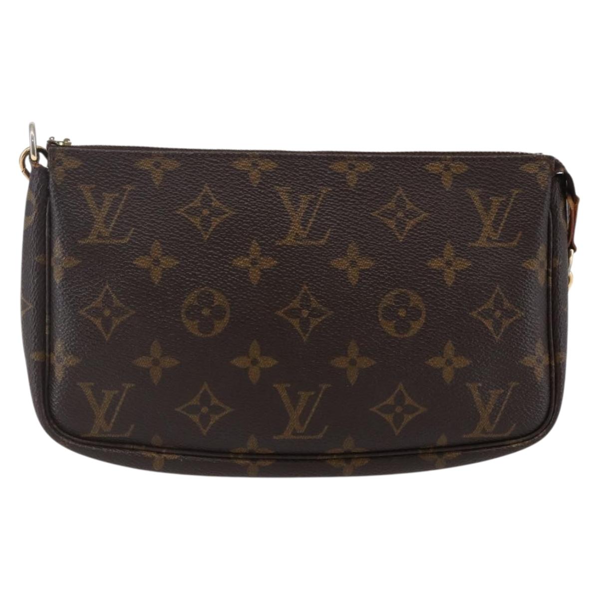 LOUIS VUITTON Monogram Pochette Accessoires Pouch M51980 LV Auth 147220