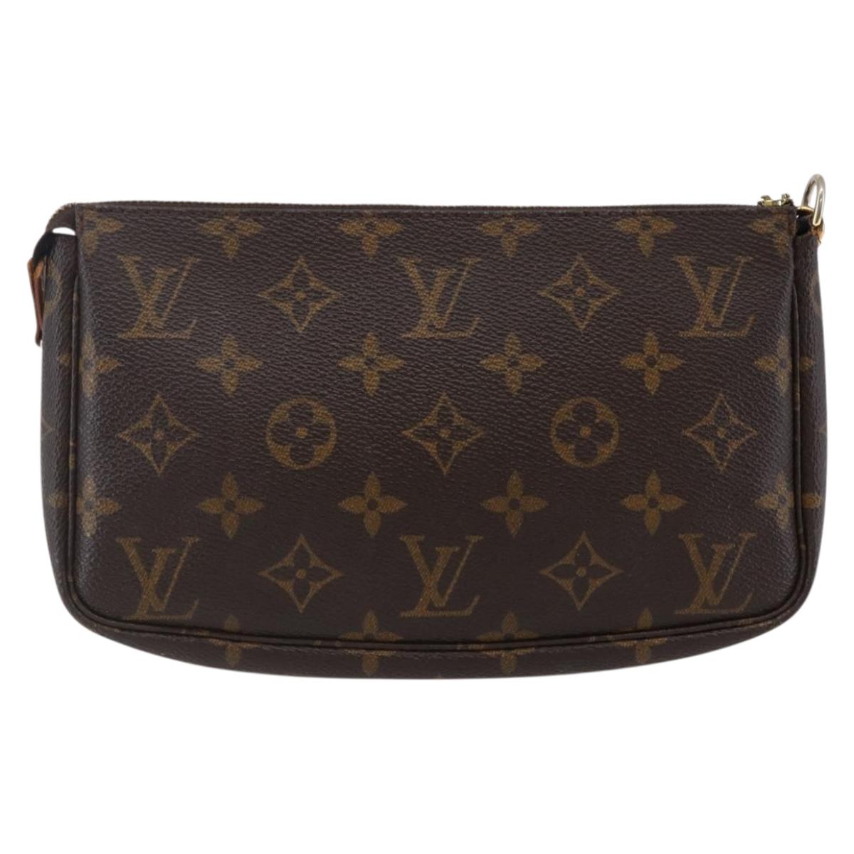 LOUIS VUITTON Monogram Pochette Accessoires Pouch M51980 LV Auth 147220