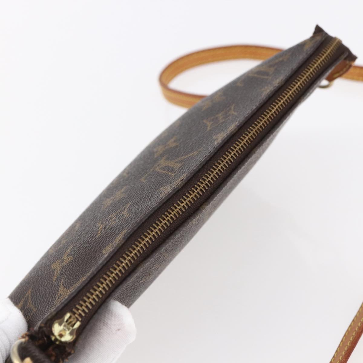 LOUIS VUITTON Monogram Pochette Accessoires Pouch M51980 LV Auth 147220