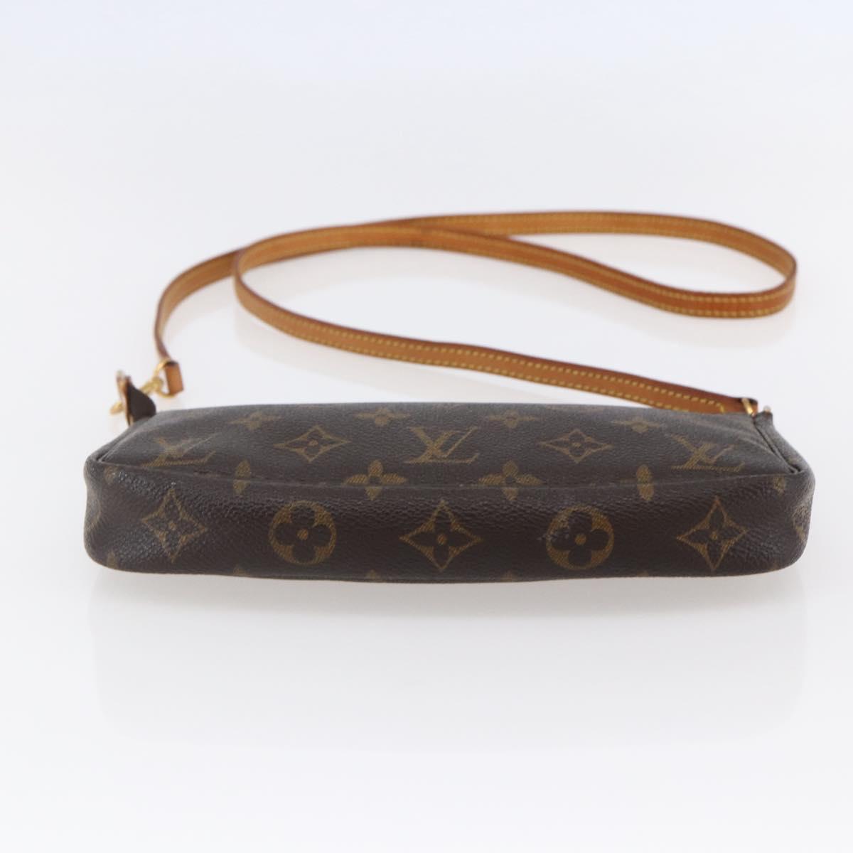 LOUIS VUITTON Monogram Pochette Accessoires Pouch M51980 LV Auth 147220