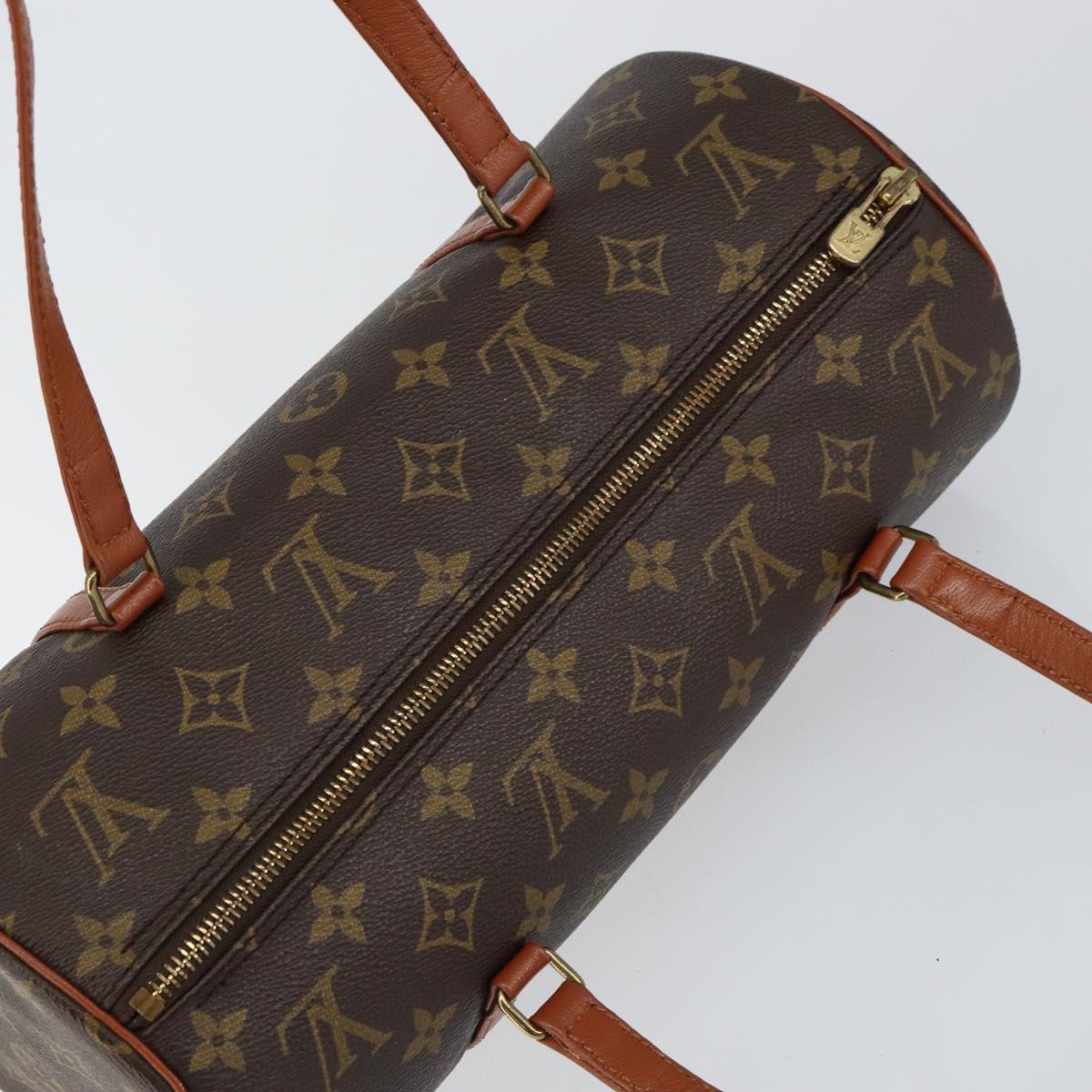 LOUIS VUITTON Monogram Papillon 30 Hand Bag M51385 LV Auth 147221