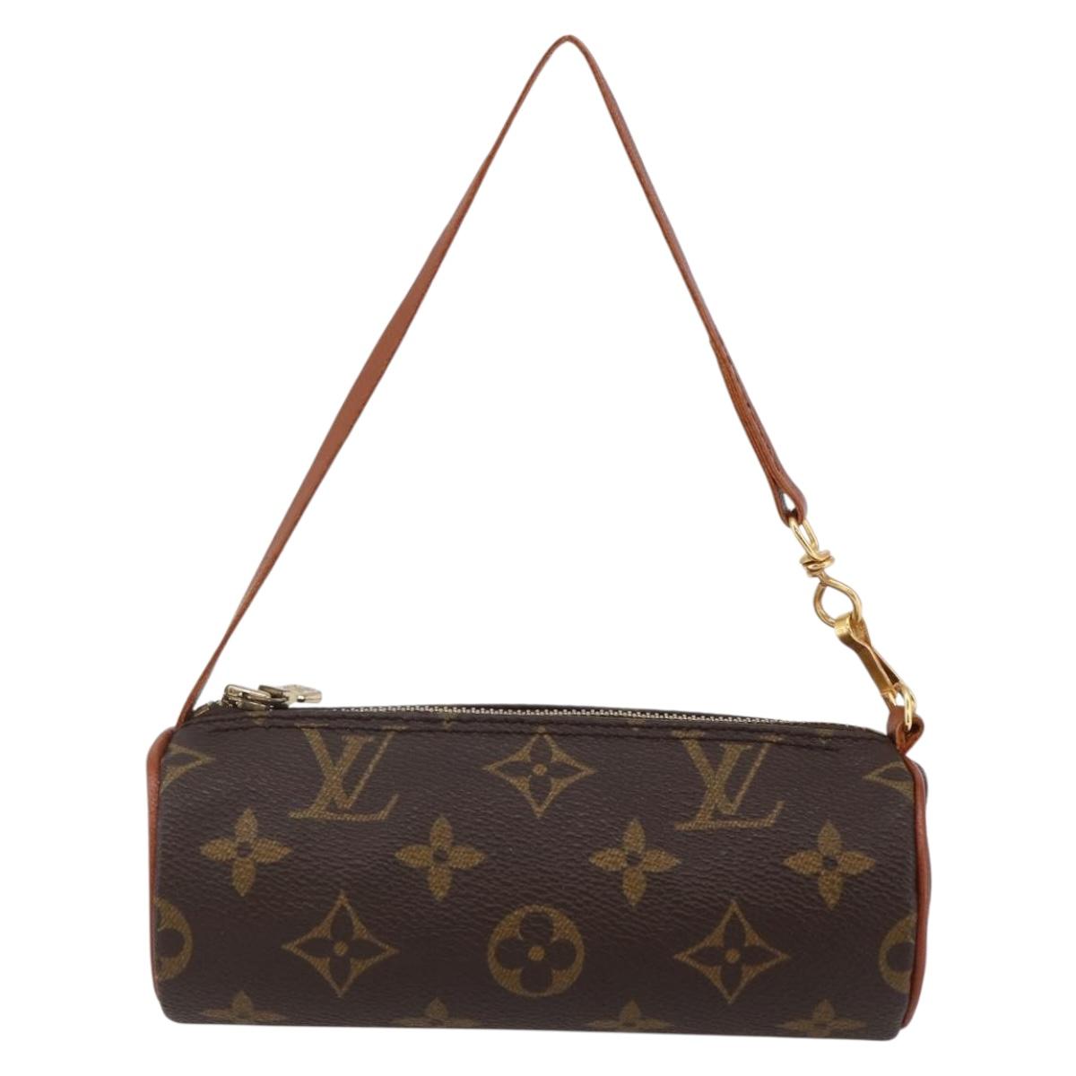 LOUIS VUITTON Monogram Papillon Pouch LV Auth 147222