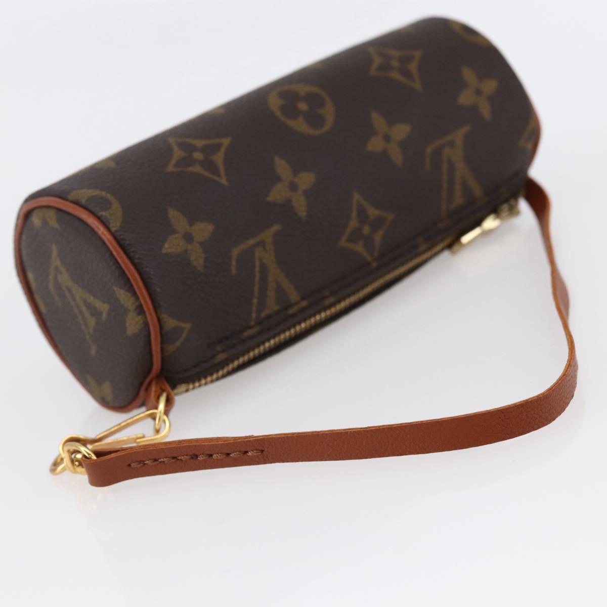 LOUIS VUITTON Monogram Papillon Pouch LV Auth 147222