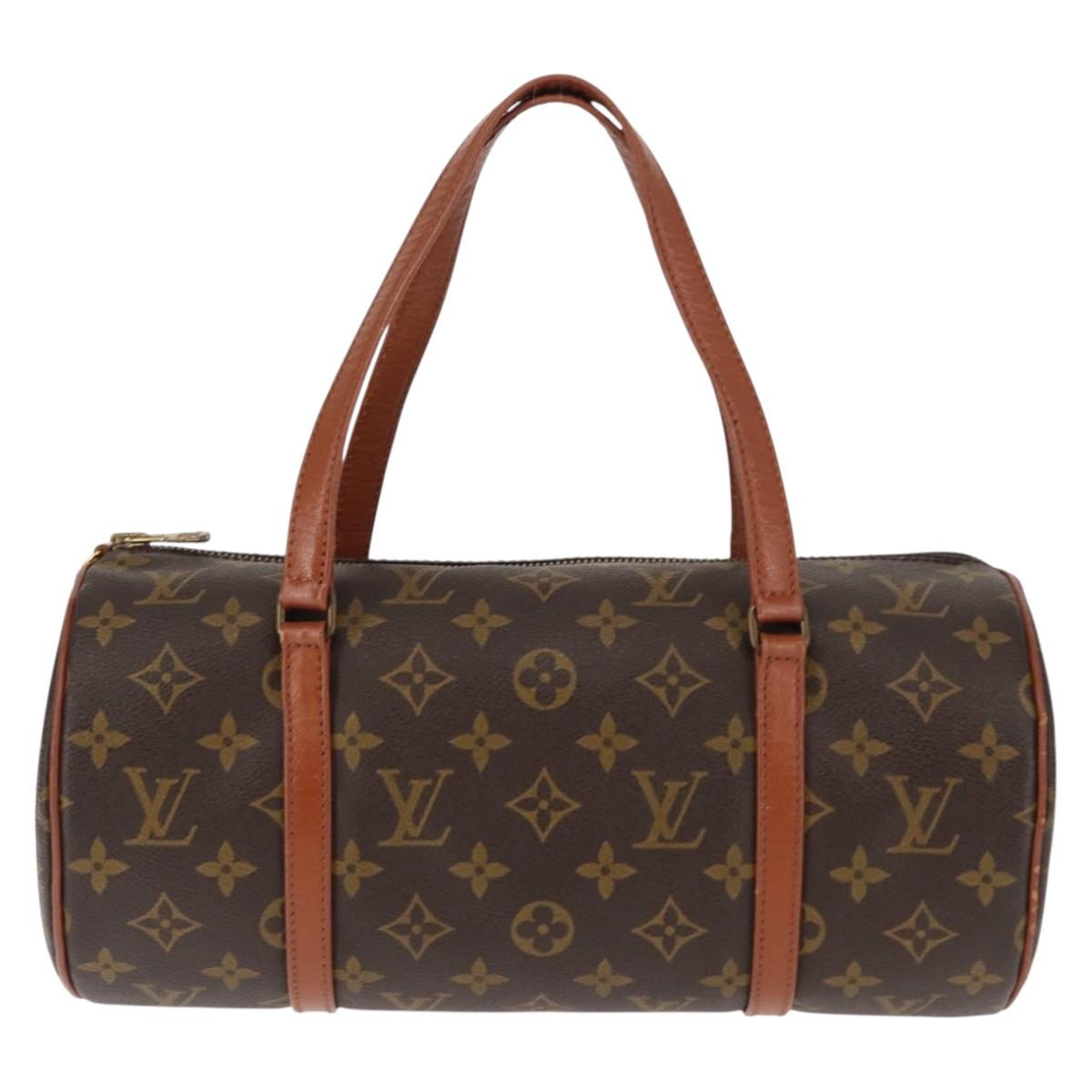 LOUIS VUITTON Monogram Papillon 30 Hand Bag M51385 LV Auth 147223