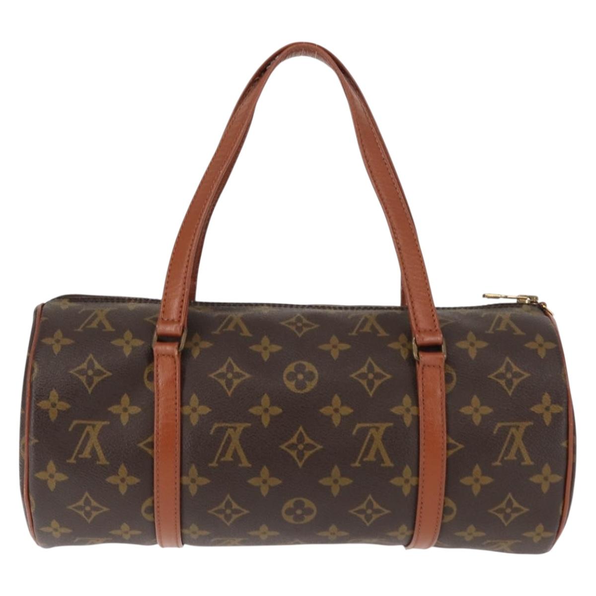 LOUIS VUITTON Monogram Papillon 30 Hand Bag M51385 LV Auth 147223