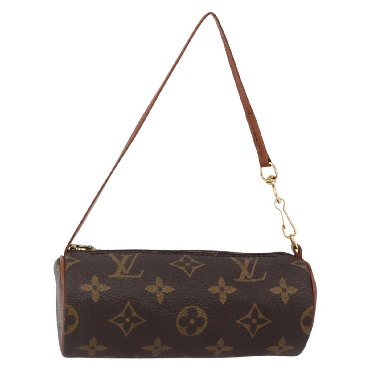 LOUIS VUITTON Monogram Papillon Pouch LV Auth 147224