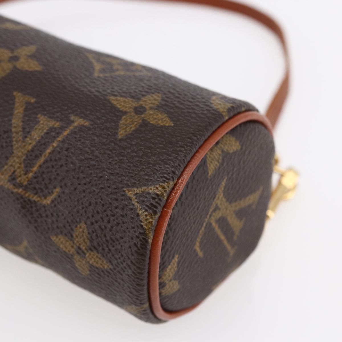 LOUIS VUITTON Monogram Papillon Pouch LV Auth 147224