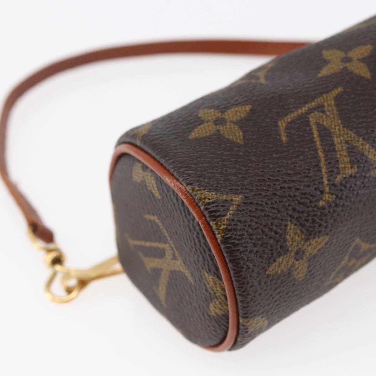 LOUIS VUITTON Monogram Papillon Pouch LV Auth 147224