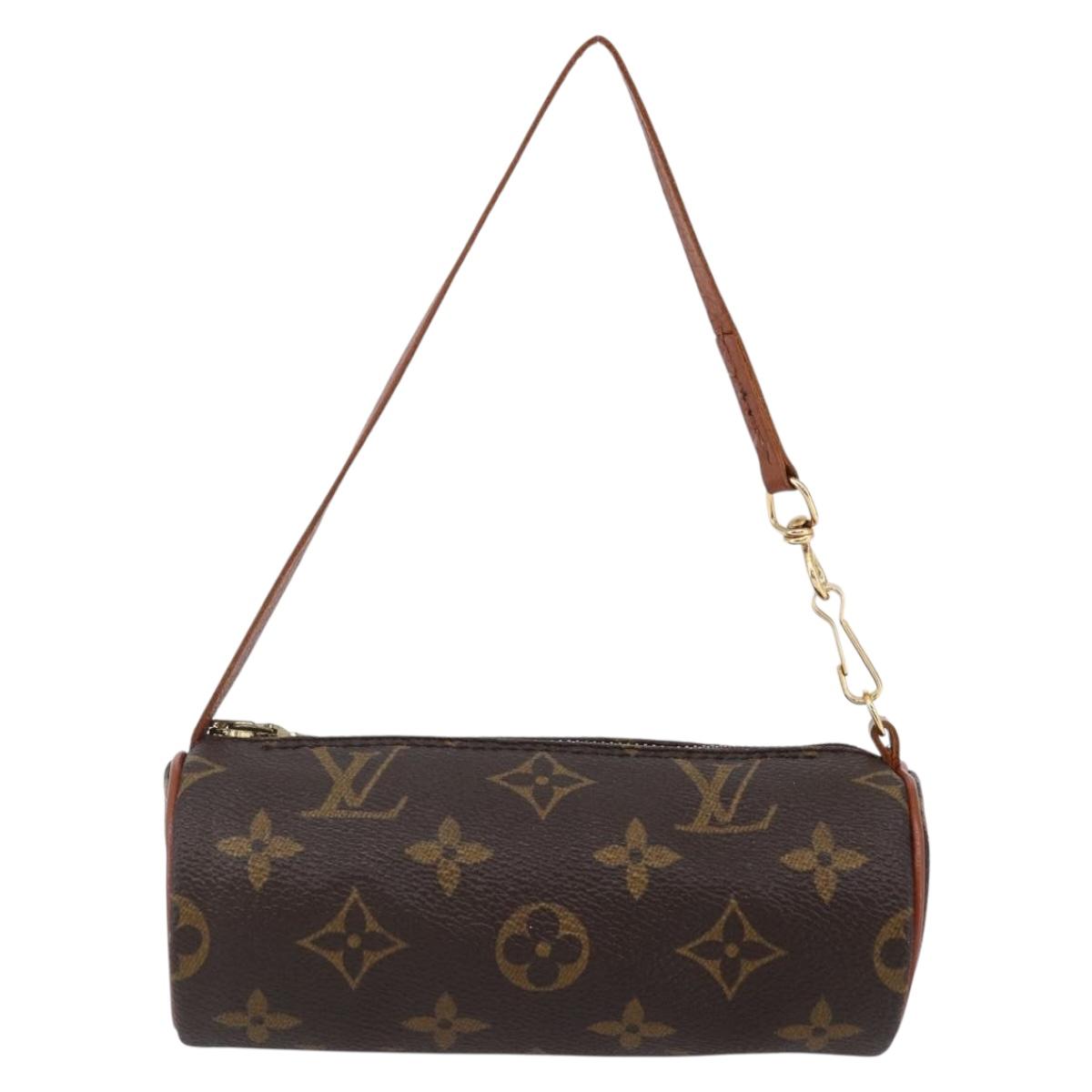 LOUIS VUITTON Monogram Papillon Pouch LV Auth 147224