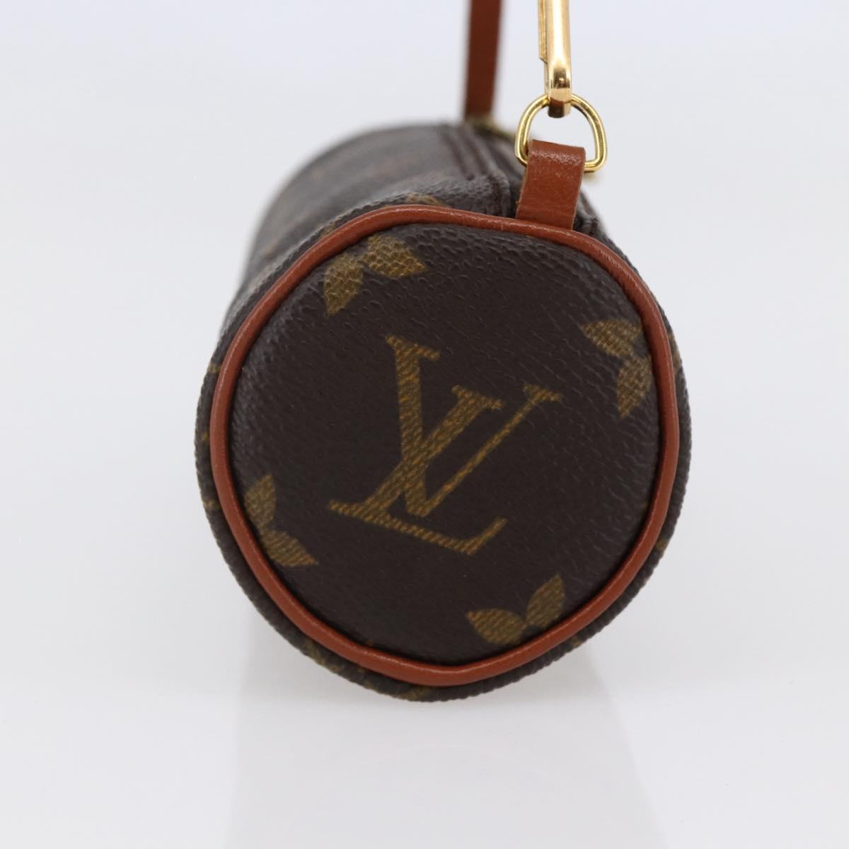 LOUIS VUITTON Monogram Papillon Pouch LV Auth 147224