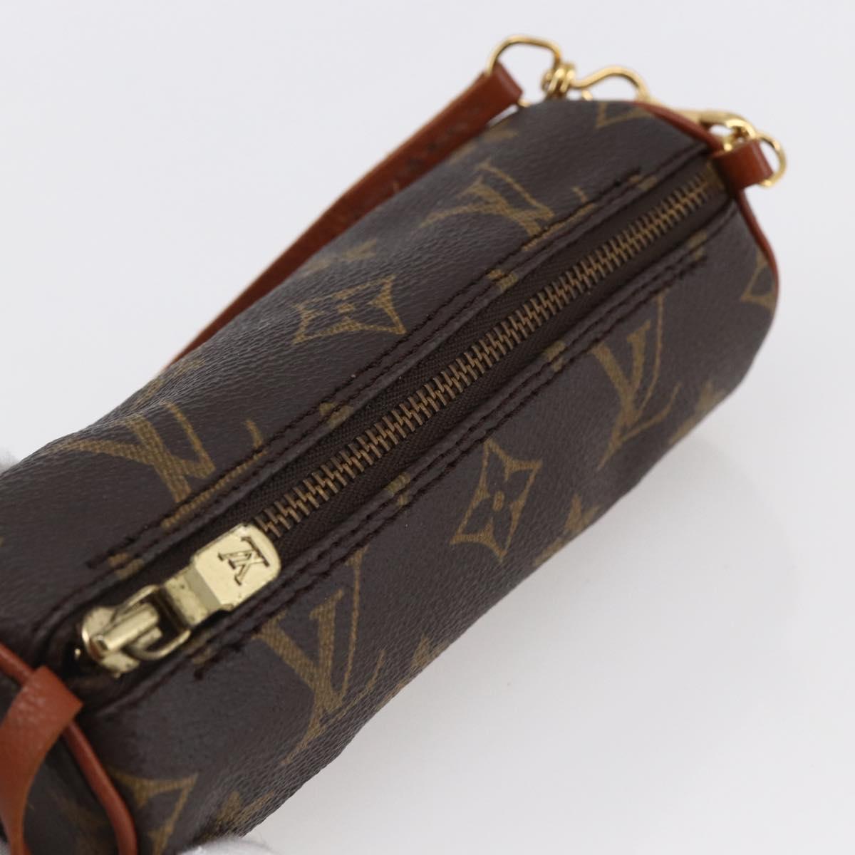 LOUIS VUITTON Monogram Papillon Pouch LV Auth 147224