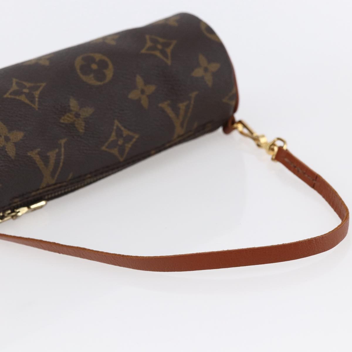 LOUIS VUITTON Monogram Papillon Pouch LV Auth 147224