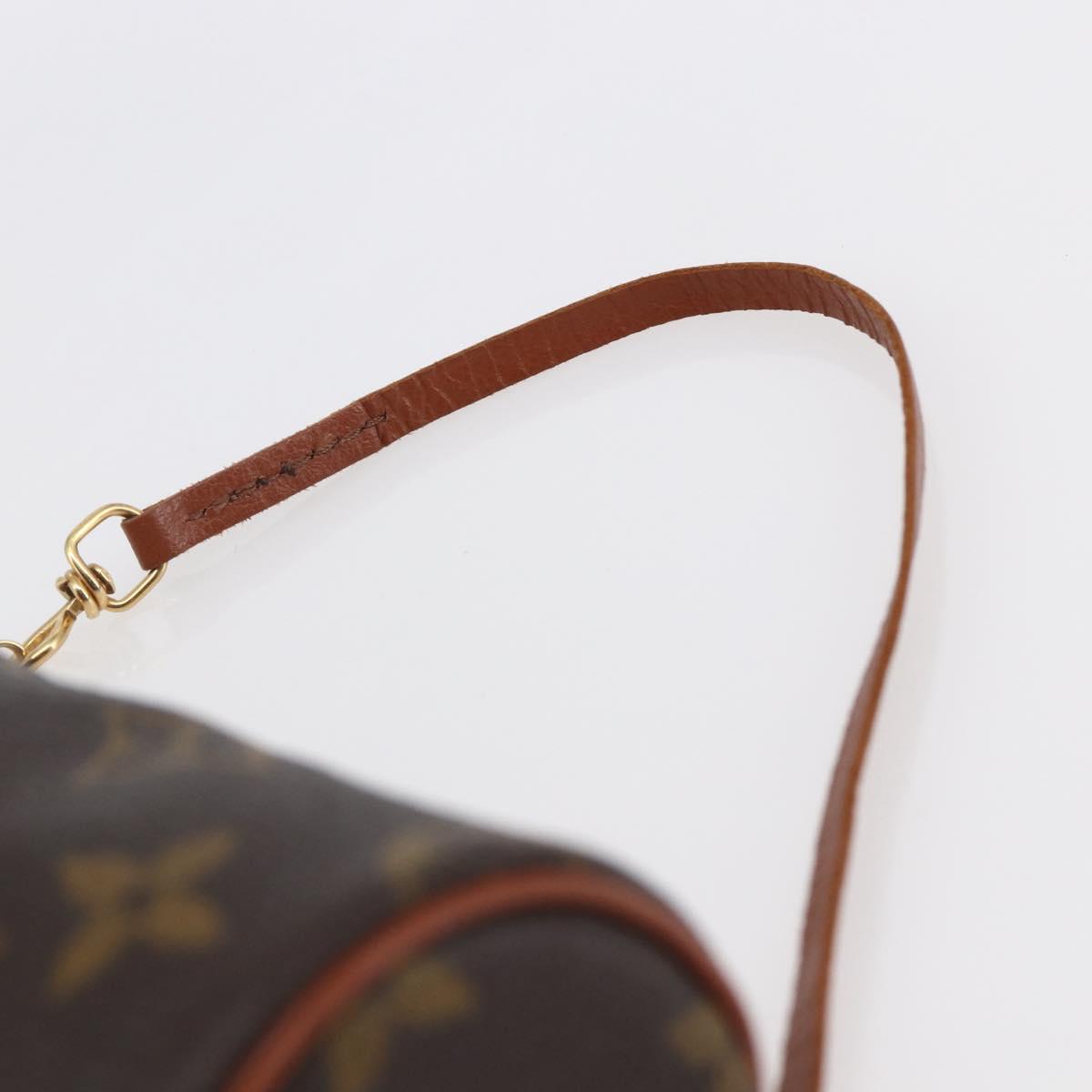 LOUIS VUITTON Monogram Papillon Pouch LV Auth 147224