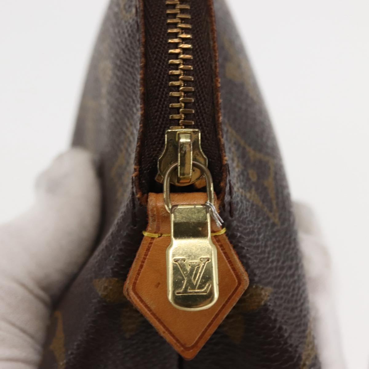 LOUIS VUITTON Monogram Pochette Cosmetic PM Pouch M43998 LV Auth 147230