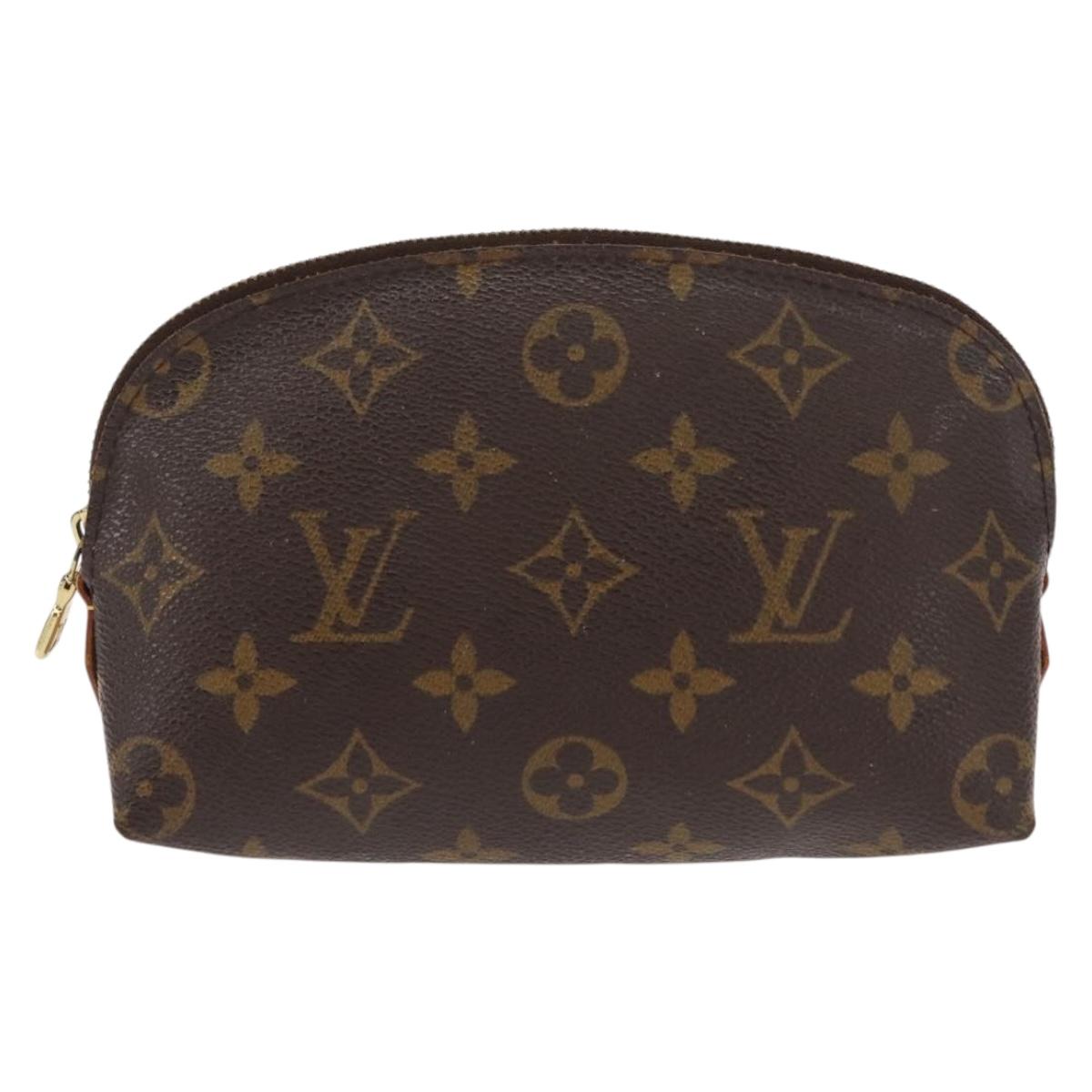 LOUIS VUITTON Monogram Pochette Cosmetic PM Pouch M43998 LV Auth 147230