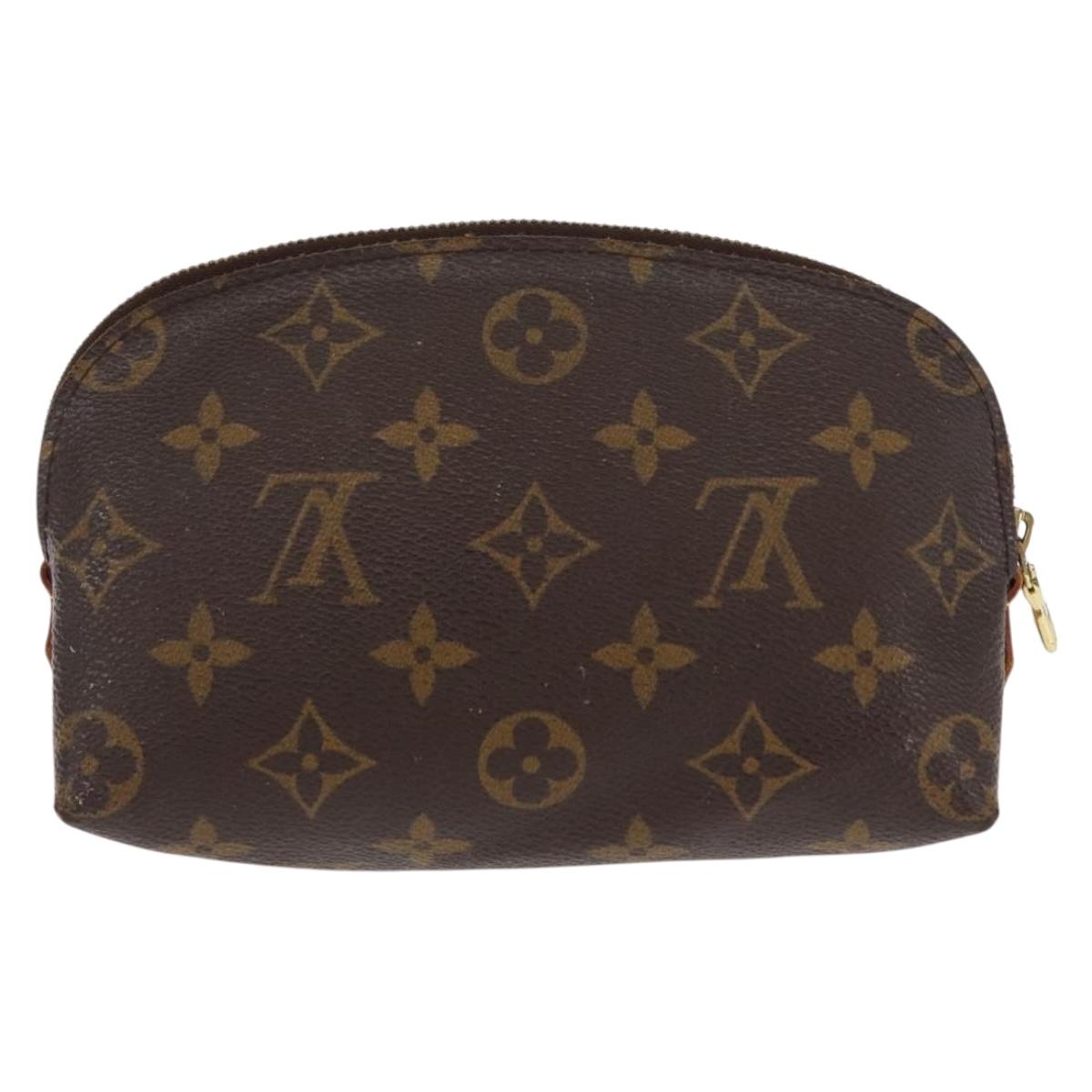 LOUIS VUITTON Monogram Pochette Cosmetic PM Pouch M43998 LV Auth 147230