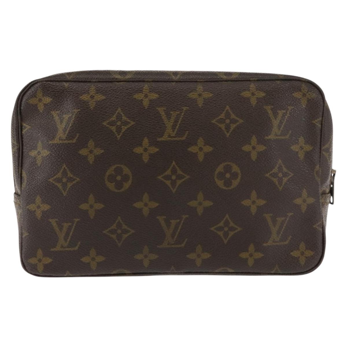 LOUIS VUITTON Monogram Trousse Toilette 23 Clutch Bag M47524 LV Auth 147231
