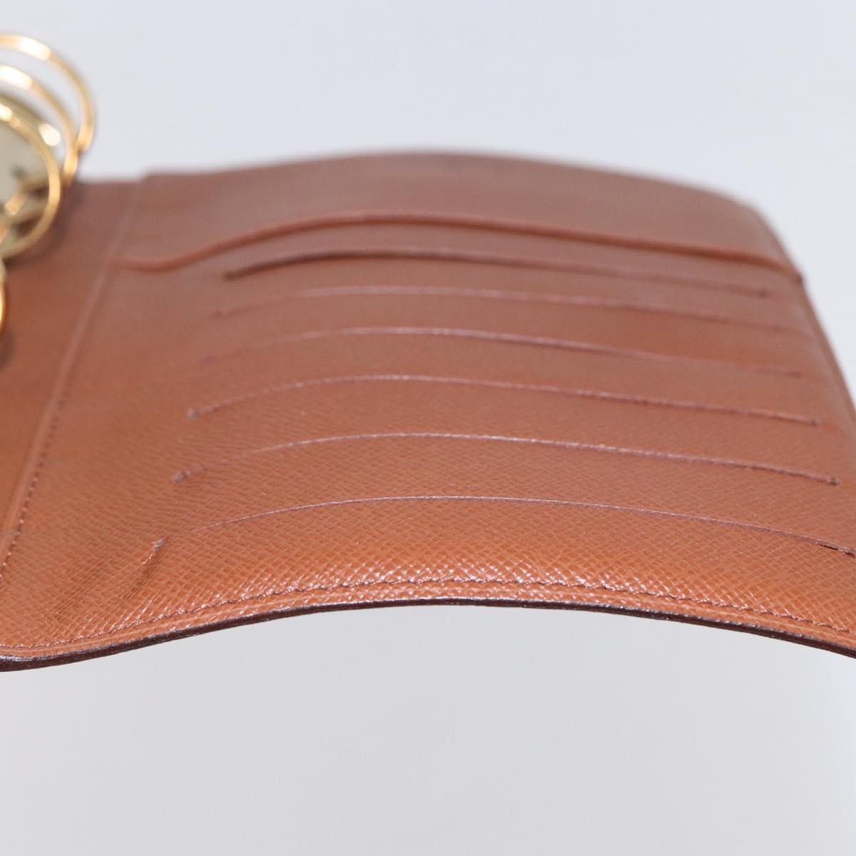 LOUIS VUITTON Monogram Agenda MM Day Planner Cover R20105 LV Auth 147232