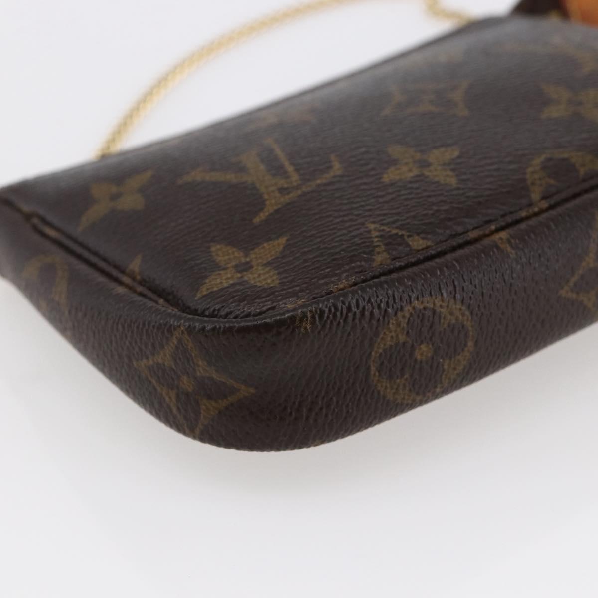 LOUIS VUITTON Monogram Mini Pochette Accessoires Pouch M58009 LV Auth 147233