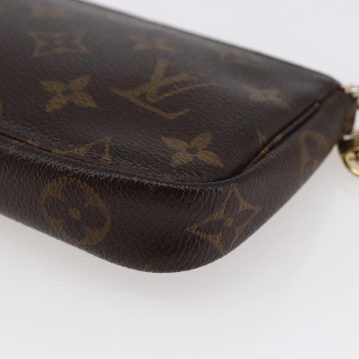 LOUIS VUITTON Monogram Mini Pochette Accessoires Pouch M58009 LV Auth 147233