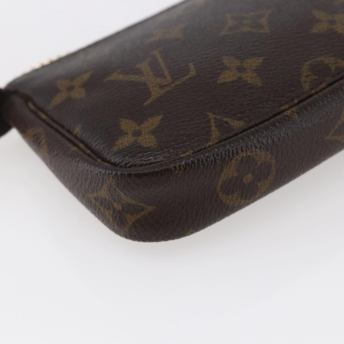 LOUIS VUITTON Monogram Mini Pochette Accessoires Pouch M58009 LV Auth 147233