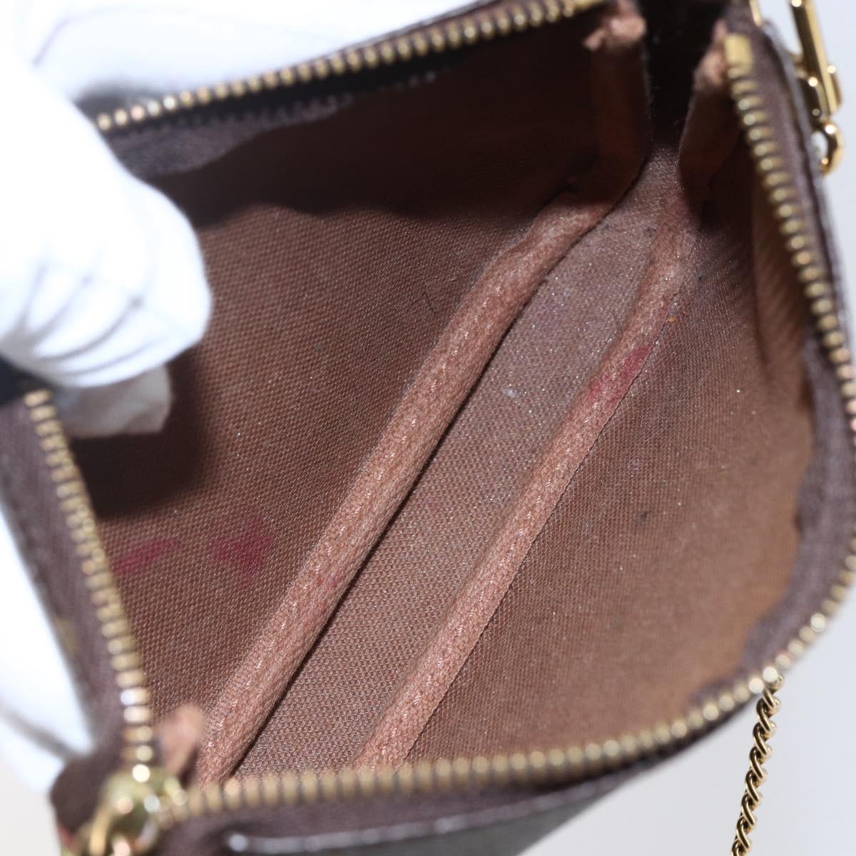 LOUIS VUITTON Monogram Mini Pochette Accessoires Pouch M58009 LV Auth 147233