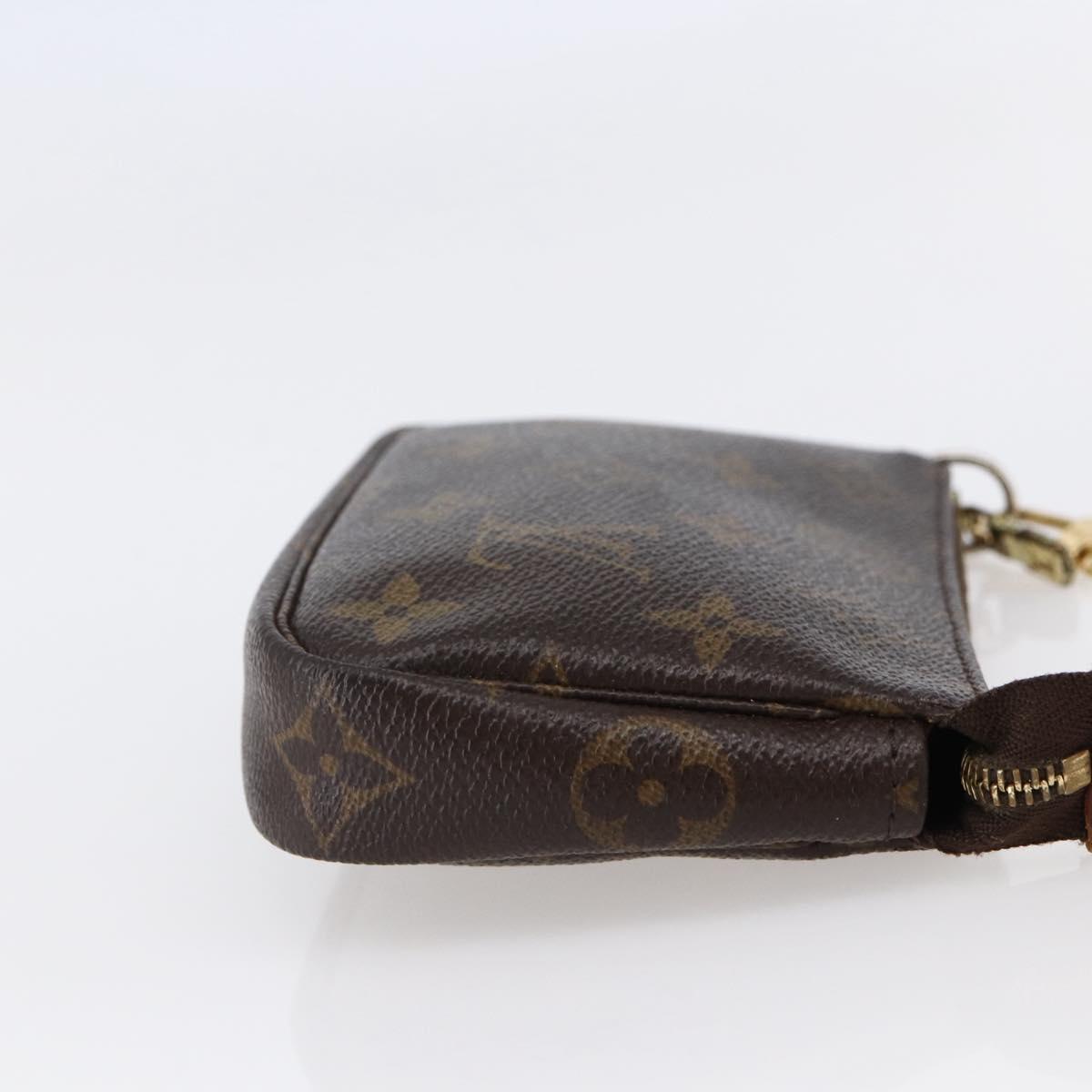 LOUIS VUITTON Monogram Mini Pochette Accessoires Pouch M58009 LV Auth 147233
