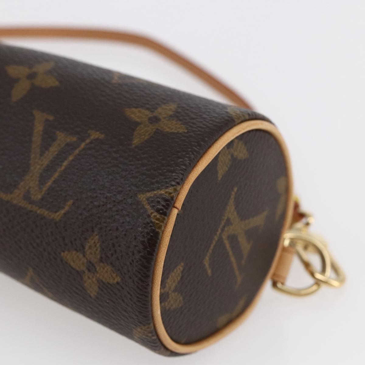 LOUIS VUITTON Monogram Papillon Pouch LV Auth 147235