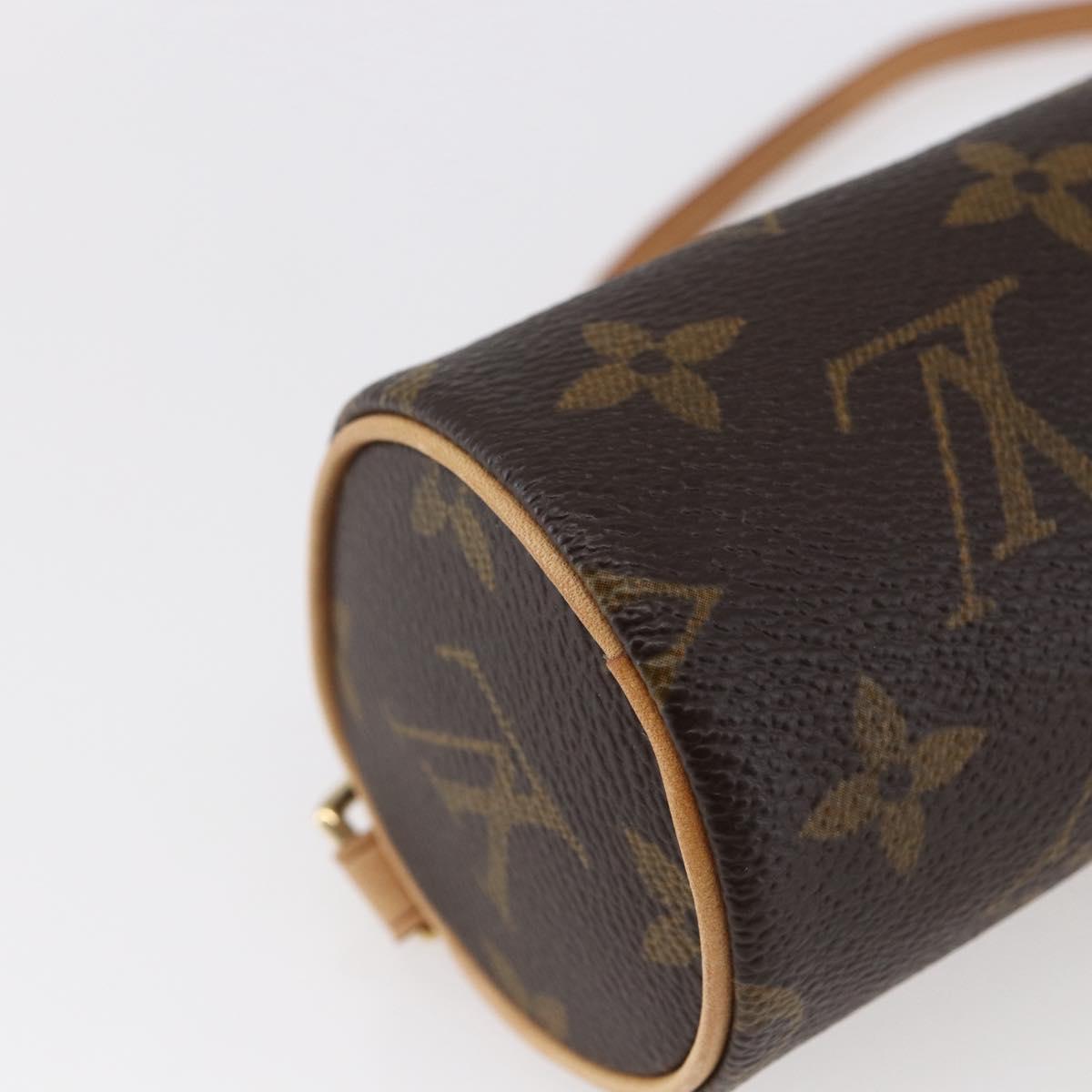 LOUIS VUITTON Monogram Papillon Pouch LV Auth 147235