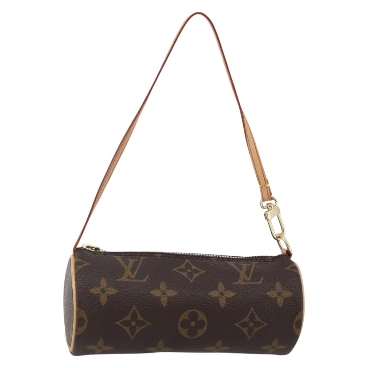 LOUIS VUITTON Monogram Papillon Pouch LV Auth 147235