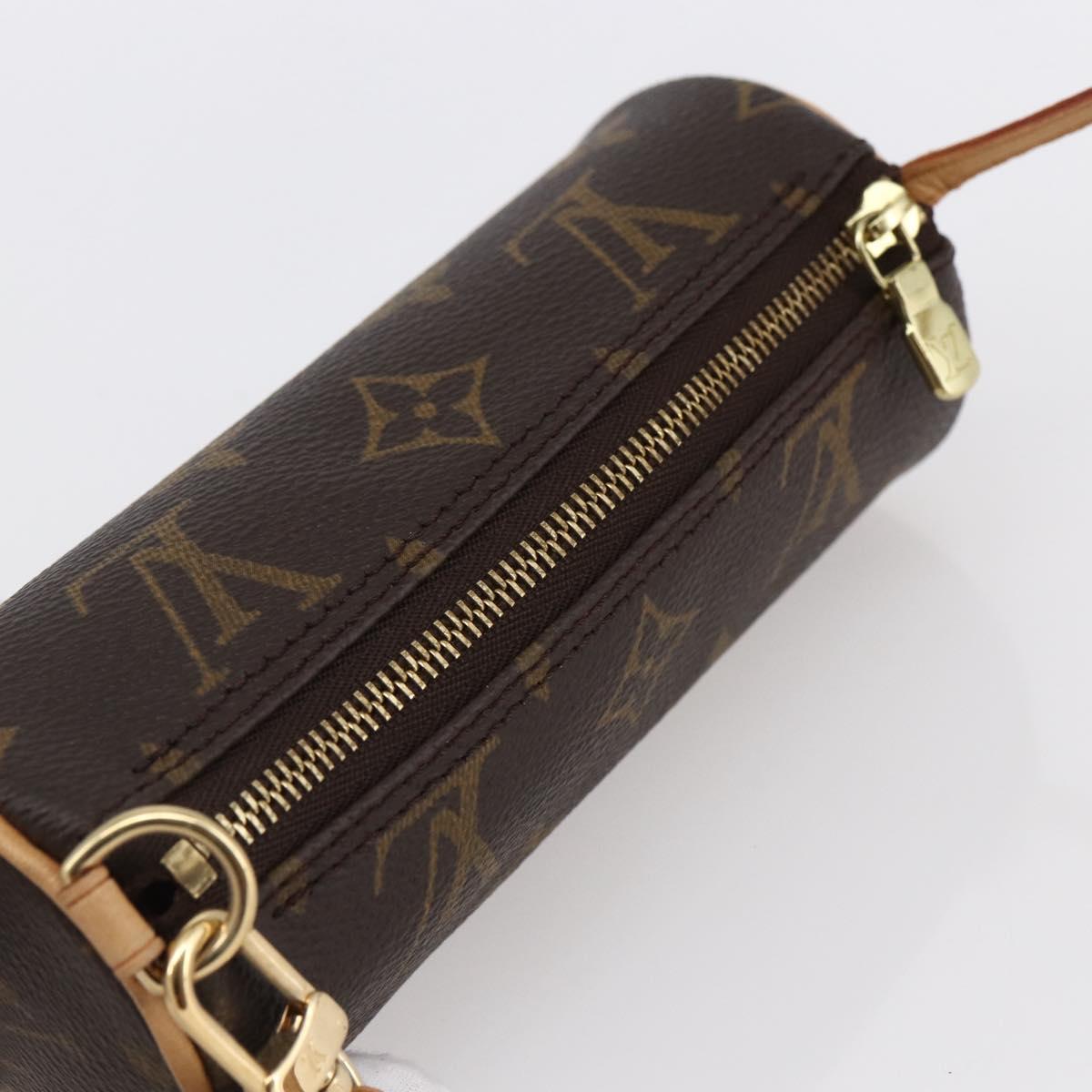 LOUIS VUITTON Monogram Papillon Pouch LV Auth 147235
