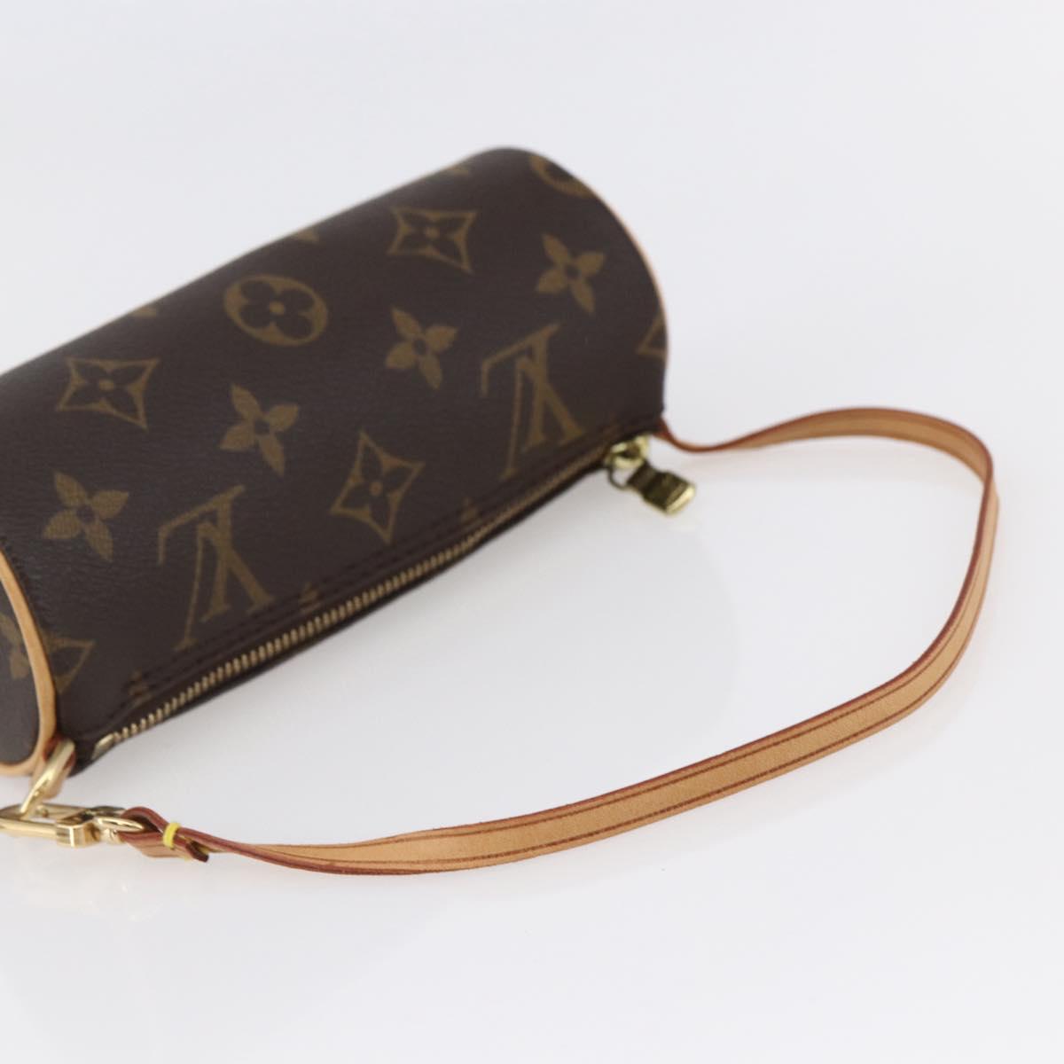 LOUIS VUITTON Monogram Papillon Pouch LV Auth 147235