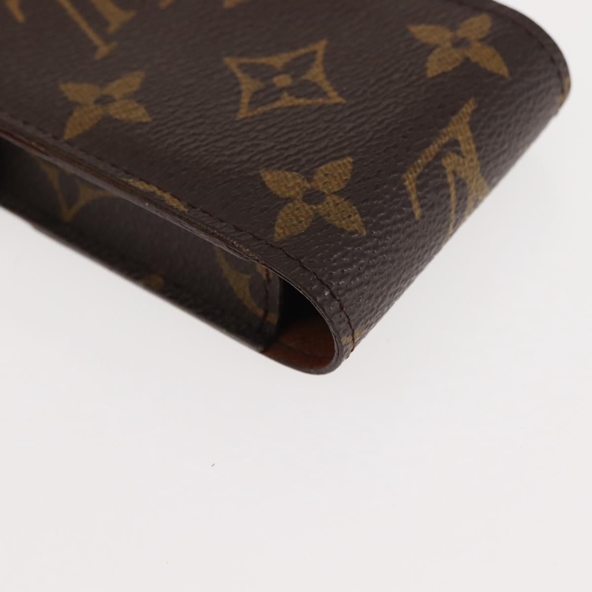 LOUIS VUITTON Monogram Etui Cigarette Case M63024 LV Auth 147236