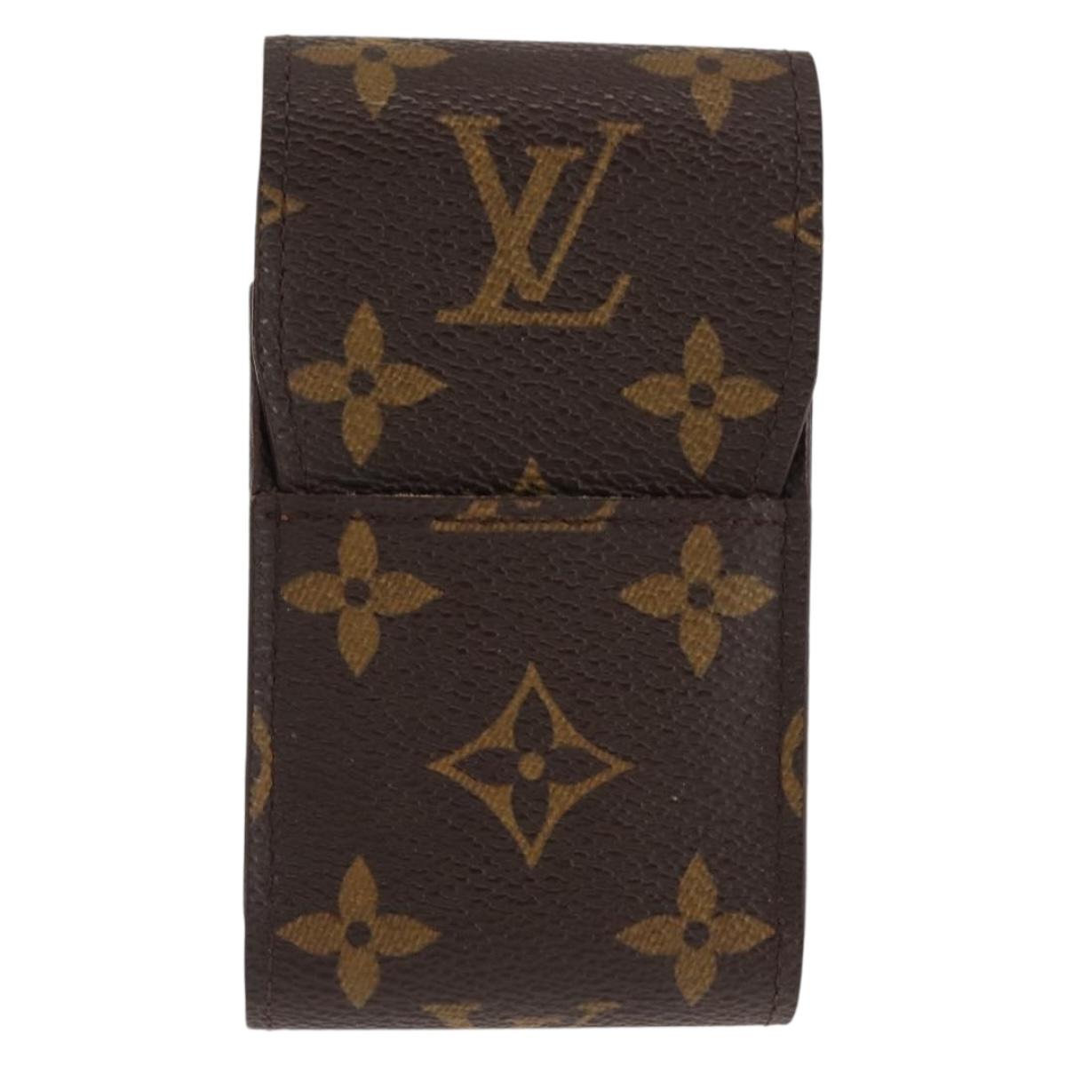 LOUIS VUITTON Monogram Etui Cigarette Case M63024 LV Auth 147236