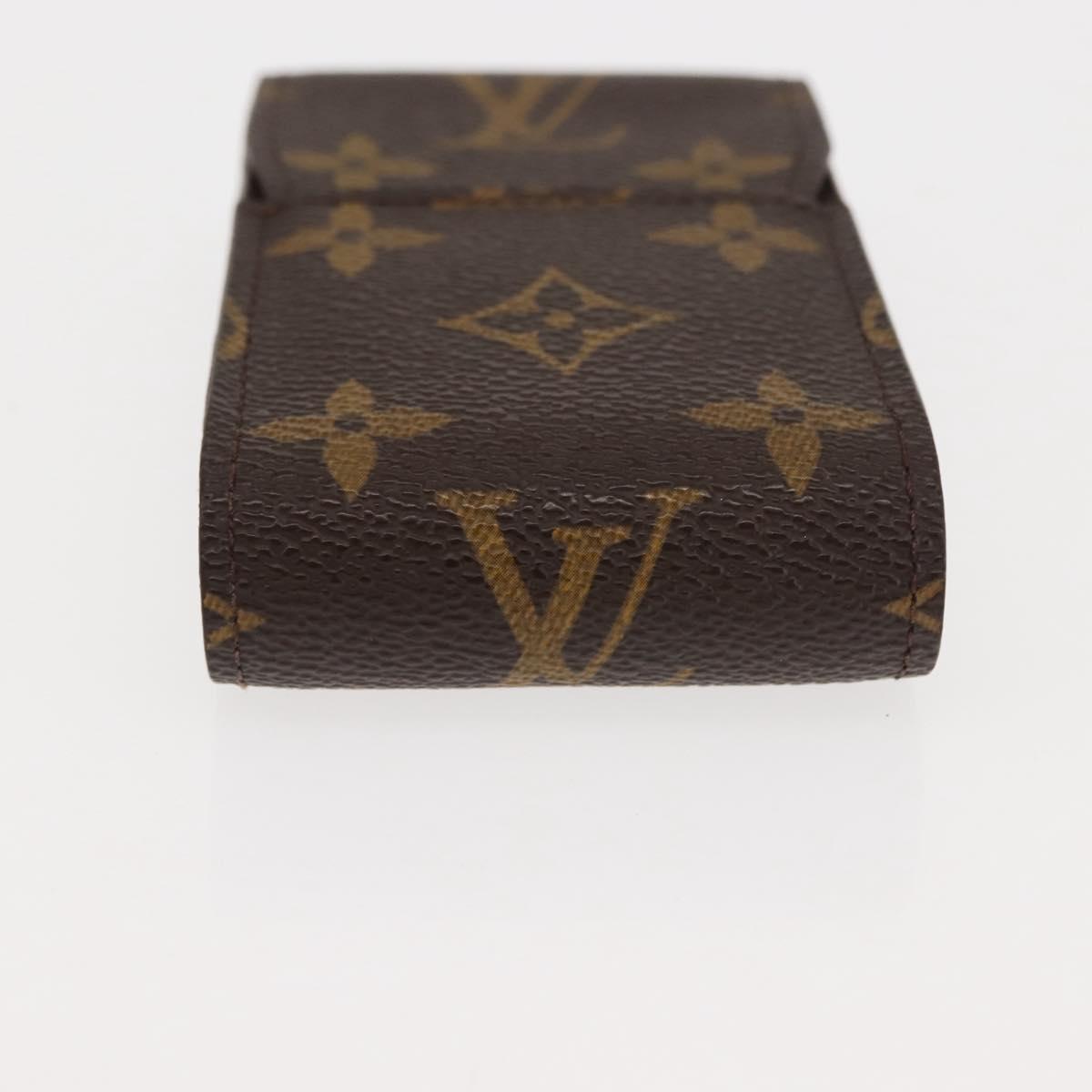 LOUIS VUITTON Monogram Etui Cigarette Case M63024 LV Auth 147236