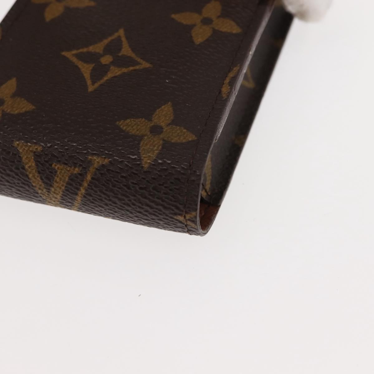 LOUIS VUITTON Monogram Etui Cigarette Case M63024 LV Auth 147236