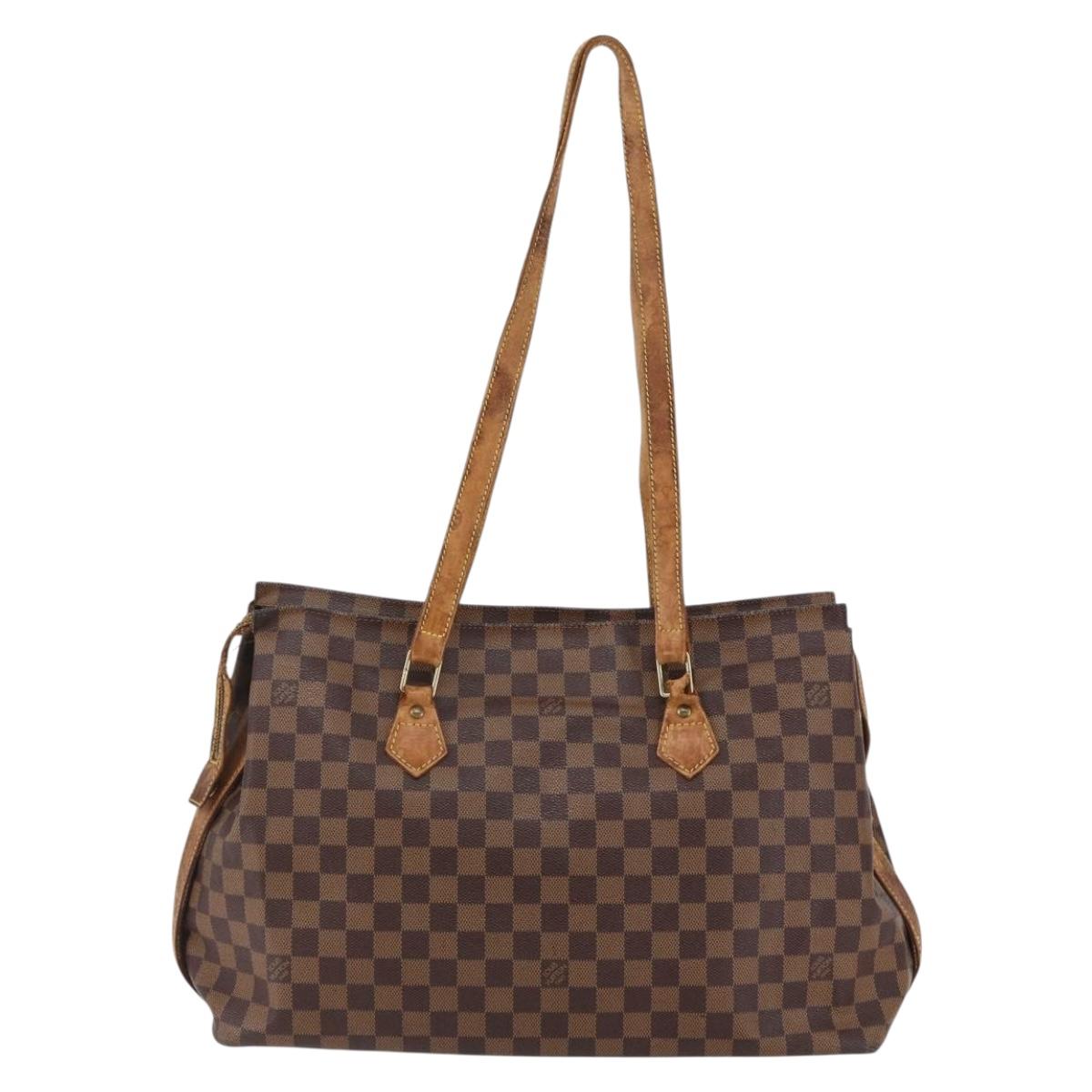 LOUIS VUITTON Damier Ebene Colombine Bag 100th Anniversary N99037 Auth 147240