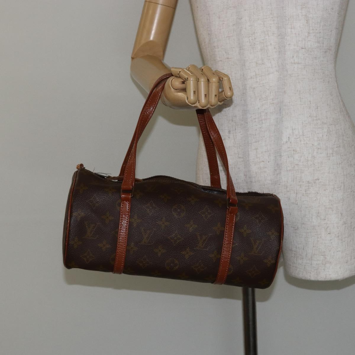 LOUIS VUITTON Monogram Papillon 30 Hand Bag Vintage M51385 LV Auth 147241