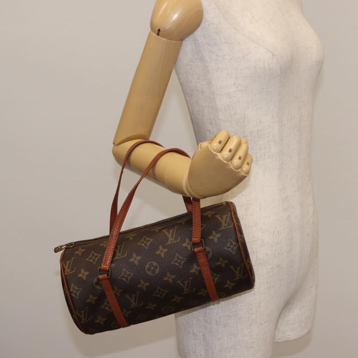 LOUIS VUITTON Monogram Papillon 26 Hand Bag M51386 LV Auth 147243