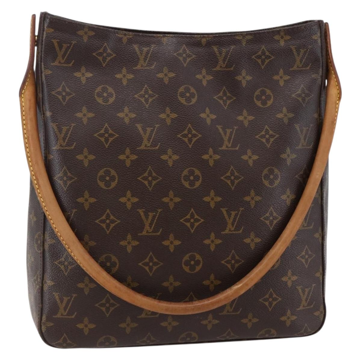 LOUIS VUITTON Monogram Looping GM Shoulder Bag M51145 LV Auth 147244
