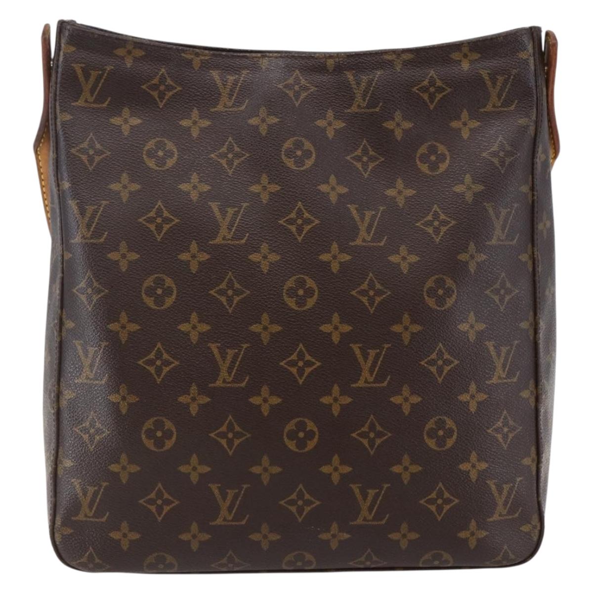 LOUIS VUITTON Monogram Looping GM Shoulder Bag M51145 LV Auth 147244